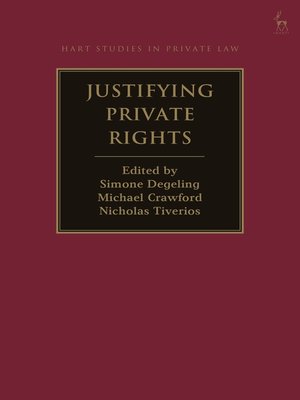 cover image of Justifying Private Rights